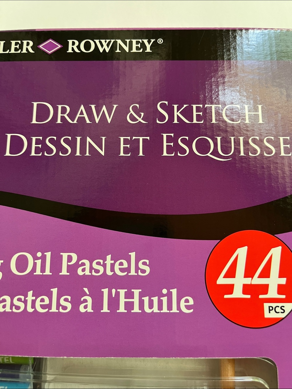 Daler-Rowney Simply Master Artist Draw & Sketch Oil Pastel Set 44 Pieces NWT - Picture 5 of 8